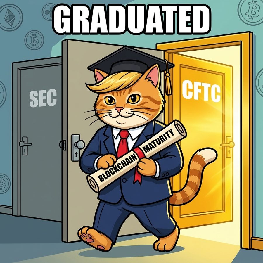Cat graduates from SEC to CFTC